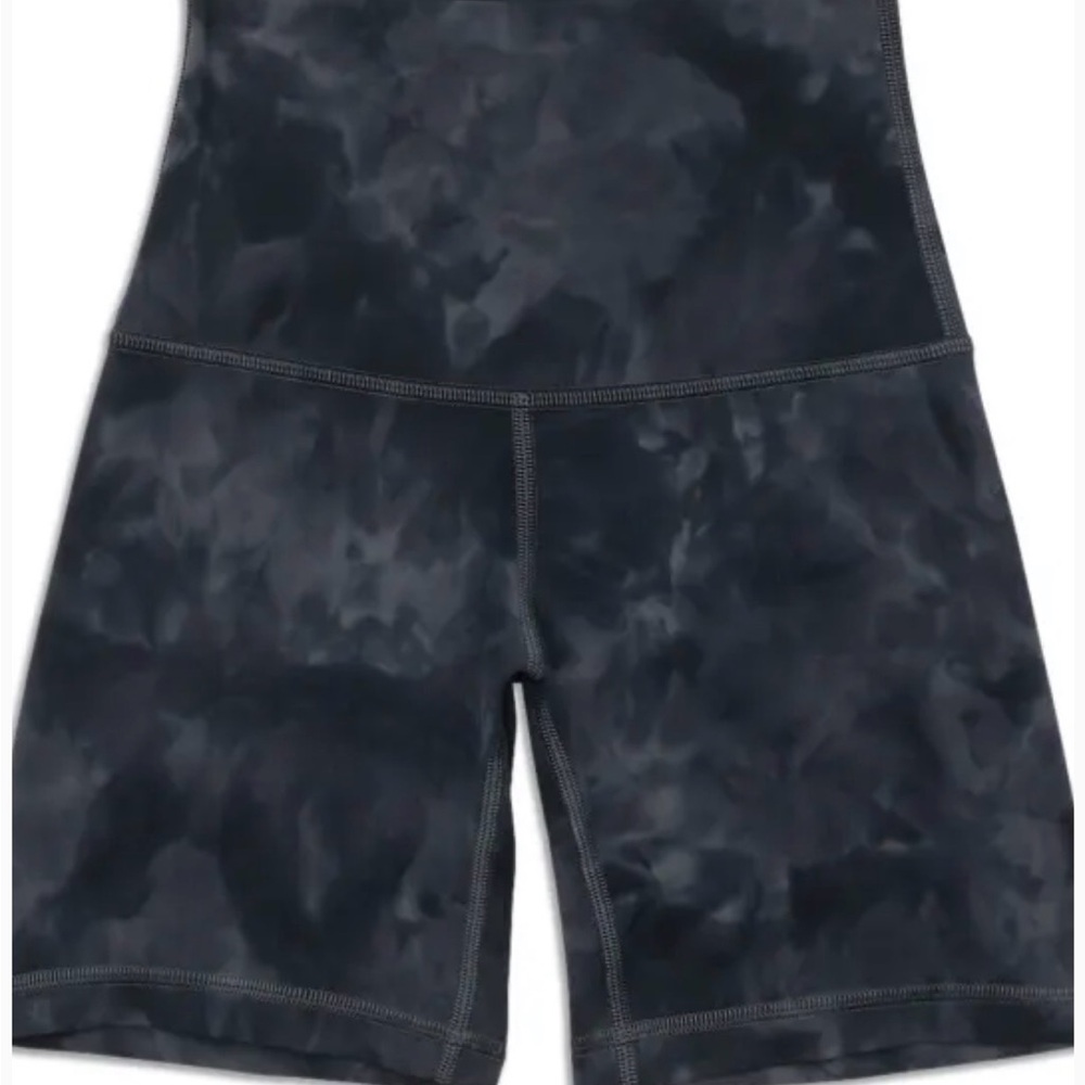 Lululemon high waisted rise diamond dye 6”